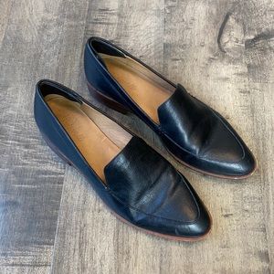 Madewell Black Leather Loafers